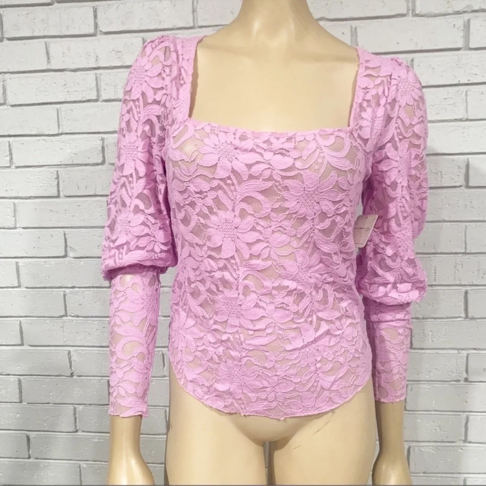 Free People Women’s‎ Long Distance Layering Top in Flower Trail